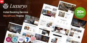 Luxuryo酒店预订WordPress主题_民宿度假预订网站模板