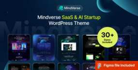 Mindverse WordPress_AI初创/软件公司网站模板_30套演示
