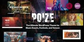 Poize音乐会WordPress主题v1.0.12_演唱会网站模板