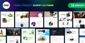 ONE Shopify主题 | 爆款单品跨境电商模板 | 高转化率