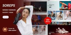 Soreps高跟鞋电商平台Shopify主题_运动鞋电商模板