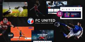 WordPress主题FC United 1.1.11 足球俱乐部网站模板