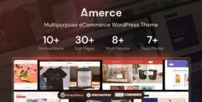 Amerce数码&宠物电商WordPress主题_外贸独立网店模板