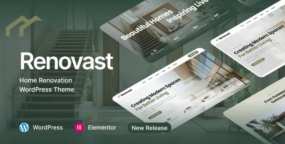 Renovast WordPress主题_装修公司家装建筑网站模板