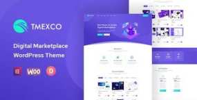 Tmexco WordPress主题_虚拟商品素材销售商城模板