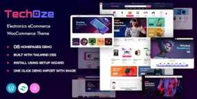 Techoze WordPress主题_家电智能设备跨境电商模板