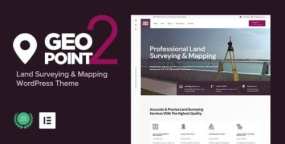 Geopoint WordPress主题_土地测量测绘工程企业网站模板