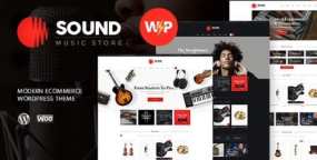 SoundWP破解版_音乐乐器跨境电商WordPress主题