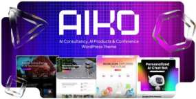Aiko人工智能咨询WordPress主题_AI企业建站模板