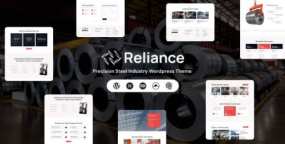 Reliance WordPress主题_精密钢铁加工制造业网站模板