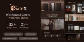 Safex门窗装饰WordPress主题_门窗企业建站模板