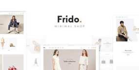 Frido服装潮牌电商WordPress主题_轻奢电商购物网站模板