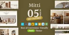 Mitti家具家居D2C品牌Shopify主题_家居日用品电商模板