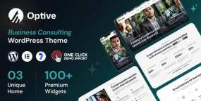 Optive商业咨询WordPress主题 | 企业顾问与金融企业建站方案