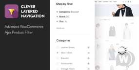 【Clever Layered Navigation v1.3.9】WooCommerce Ajax产品过滤器插件