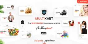 [3.3.5]Multikart多用途电子商务购物网站ReactJS模板