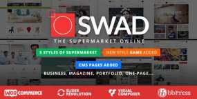 【Oswad v3.2.0】适合超市/购物中心/杂货店的WooCommerce主题