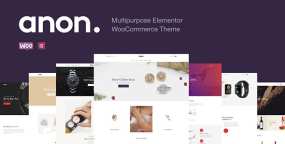 Anon多用途跨境电商购物网站WooCommerce主题