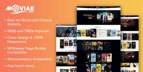 WordPress主题AmyMovie汉化版_影视门户和电影院网站模板