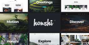 Honshi创意多用途作品集WordPress主题