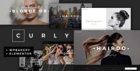 Curly(v3.3.1)美容美发理发店网站模板WordPress主题