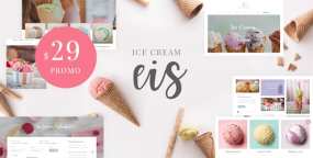 【Eis v1.1】冰淇淋和酸奶冷饮店WordPress主题