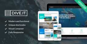 DiveIt 1.4.4 WordPress潜水培训学校建站主题