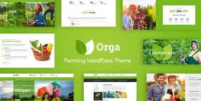 【Orga v2.0】有机食品、农场和农业生产企业WordPress主题