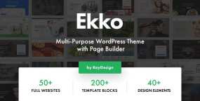 Ekko WordPress主题_通用企业建站模板_50组演示