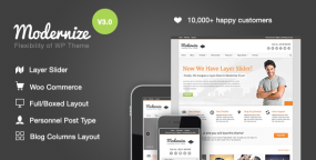 Modernize通用企业案例展示建站WordPress主题V3.4.0
