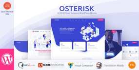 Osterisk云解决方案和VOIP电信公司网站WordPress主题