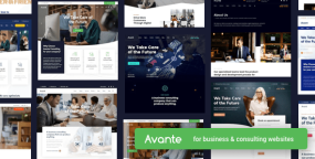 Avante(v3.0)商业咨询服务企业建站WordPress主题