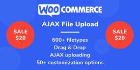WooCommerce AJAX方式文件上传插件 v2.0.0 支持600多种文件类型