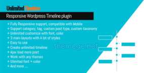 Unlimited Timeline v1.4.1_WordPress时间轴设计插件