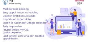 Fat Services Booking自动预约预订WordPress插件V5.6.0