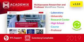 Academix研究院和教育学术网WordPress主题V2.0.1