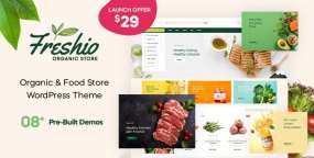 Freshio有机食品和杂货店WooCommerce主题