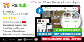 REHub(v19.9.4)多商户跨境电商海外淘WooCommerce主题