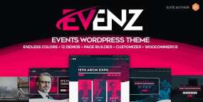 WordPress主题Evenz事件活动/研讨会博览会网站模板V1.6.0