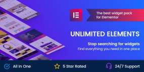 Unlimited Elements汉化版_含700+页面元素Elementor组件