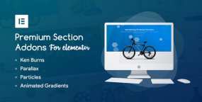 【Premium Section Add-ons v1.0.1】视差、动画渐变、粒子元素Elementor扩展组件包