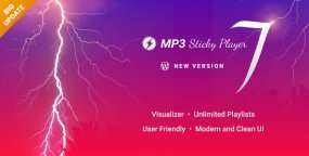 MP3 Sticky Player汉化版_音频播放器WordPress插件