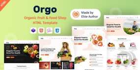 【Orgo v1.0.0】有机食品商店HTML模板