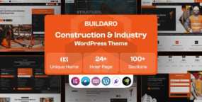 Buildaro工业制造WordPress主题_工程企业官网模板