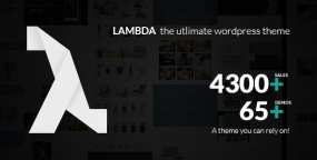 [1.59.20]Lambda含65组演示多用途响应式WordPress主题