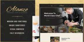 Alanzo(v1.2.2)响应式餐厅咖啡厅餐饮服务业WordPress主题