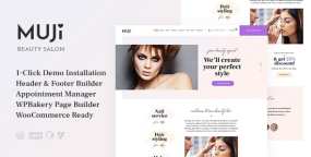 Muji美容SPA水疗沙龙服务企业WordPress主题