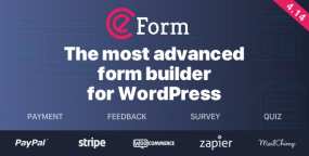 eForm汉化版(v4.19.1)表单生成器WordPress插件+扩展组件包