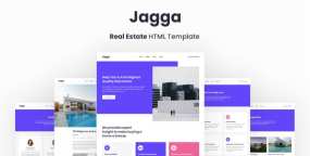【Jagga v1.0】简约时尚房地产网站HTML5模板