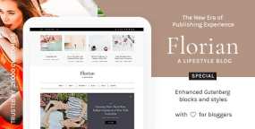 WordPress主题Florian 1.5.1 响应式个人博客网站模板